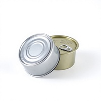 Boîtes de conserve rondes en fer blanc de 100/160/185 grammes en gros de Chine avec opercule à anneau de traction, marque APLUS, vides, pour le stockage des aliments en conserve (thon)