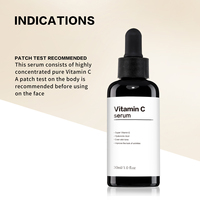 Sérum pour le visage à l'acide hyaluronique à la vitamine C soins du visage éclaircissant anti-âge de marque privée