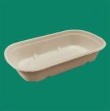 Einweg-Klima-Positiv-Zertifizierte 22g 750ml Ovale Box Stapelbare Gefriergeeignete Catering-Einzelportionsbehälter