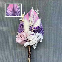 Bestseller Künstliche Boho-Palmblätter Tortendekoration Blumen-Palmblätter Kuchendekoration Getrocknete Blumen Tortendekoration