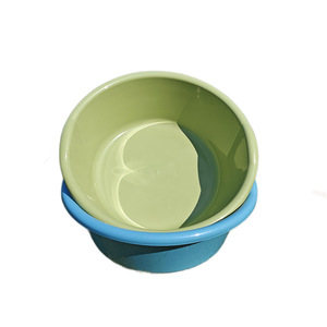 Grand bac en plastique de 60 cm de diamètre, profond et épaissi, avec deux poignées, pour usage domestique - Product Image 5