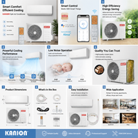 Climatiseur split Midea Inverter 12001-15000 BTU, refroidissement uniquement, économie d'énergie, réfrigérant R32, électrique, mural extérieur