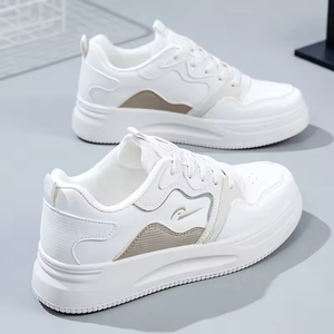 รองเท้าลำลองผู้หญิงสำหรับฤดูร้อนปี 2026 เพิ่มความสูง ระบายอากาศได้ดี นุ่มสบาย แฟชั่น ทันสมัย ใช้งานได้หลากหลาย เหมาะสำหรับนักเรียน วัสดุ PU ด้านบน - Product Image 5