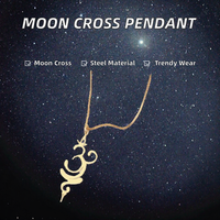 Collier pendentif Gaovo Om plaqué or 18 carats en acier inoxydable 316L, bijou chaîne avec symbole du yoga pour femme, cadeau, usage quotidien