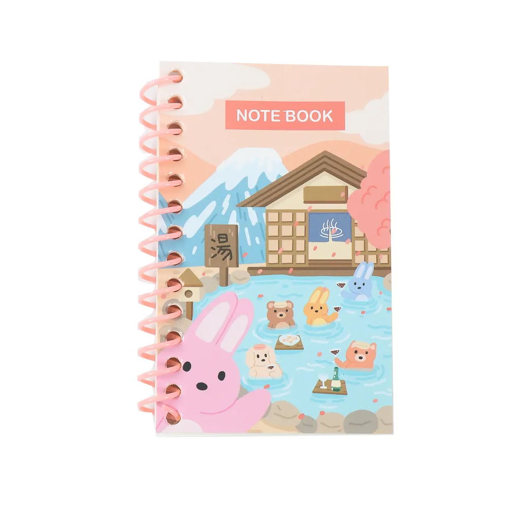 Factory Bulk Good Quality Spring Notebook Note Book 2022 Plain A5 Journal