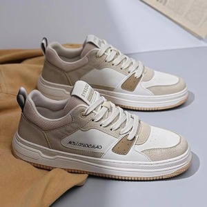 Zapatillas Deportivas Blancas con Cordones Estilo Coreano, con Luces, Suela Gruesa, para Hombre, para Todas las Temporadas, Uso Casual - Product Image 4
