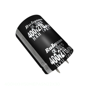 Condensateur à montage traversant 150 µF 400HXH150MEPASN22X30 en aluminium, 20 %, 400 V, SNAP TH - Distributeur agréé - Product Image 1