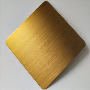 Lamiera in Acciaio Inossidabile 304 316L 430, Spessore 0.6mm 1mm, 4x8, Argento, Oro, Nero, Oro Rosa, Finitura Spazzolata, Satinata, Rivestita PVD - Product Image 3