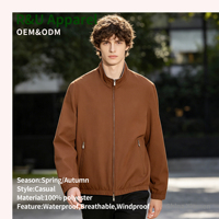 Vestes décontractées pour hommes, imperméables, personnalisées, style vintage, classiques, élastiques, pour le travail, avec logo personnalisé