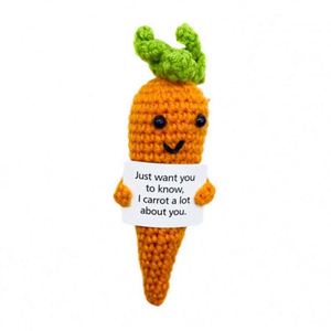 Novedad 2025: Decoración para el Hogar y la Oficina, Hecha a Mano, de Ganchillo, Zanahoria, Tulipán, Navidad, Año Nuevo, Día del Padre, Costura, Tejido, Personalizada - Product Image 1