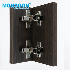 Charnière à fermeture amortie en fer, angle 165 degrés, diamètre de la coupelle 35 mm, nickelée, pour armoire de cuisine, usage extérieur et hospitalier - Product Image 6