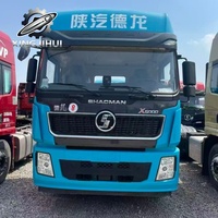 En stock, tracteur routier Shacman Delong X5000 6x4 d'occasion, cabine confortable avec accessoires de véhicule d'origine complets