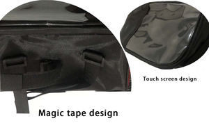 Sac de vélo de rangement avant sac de guidon de vélo bande réfléchissante sacs de vélo boîtes pour chindern - Product Image 2