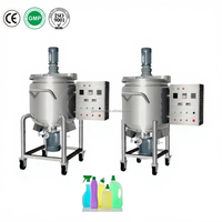 Cuve de mélange 100L 200L pour shampoing, savon liquide, après-shampoing, gel, pâte – Réacteur homogénéisateur