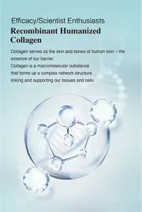 Tái Tổ Hợp Collagen con người chất lượng tốt nhất sử dụng gel Hyaluronic mặt gel Moisturizer