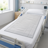 Protège-matelas jetable en pâte fluff 5 plis imprimé, doux au toucher, imperméable, pour soins au lit