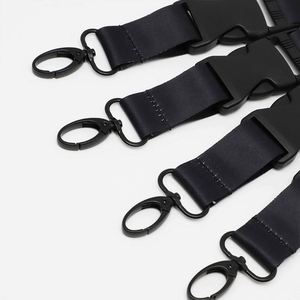 Custom Goth Punk Style <b>Lanyard</b> with Detachable Plastic Side Release Buckle Metal Oval Hook Keychain Strap for Phone Keys - Product Image 3