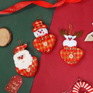 Adorno Navideño Ovalado de Fieltro Preiluminado para Puerta, con Santa Claus y Muñeco de Nieve, Hecho a Mano, Alta Calidad para el Mercado Estadounidense (Impresión de Logotipo Gratuita) - Product Image 1