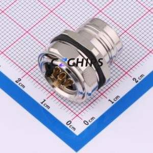 C12B-FSA-FM1-5SCUP-MX Circular (Cable) Connector Connector M12 5P Female Straight - Product Image 2
