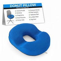 Coussin d'assise en mousse à mémoire de forme orthopédique de qualité supérieure, personnalisé OEM, pour le soulagement des hémorroïdes et la prévention des escarres