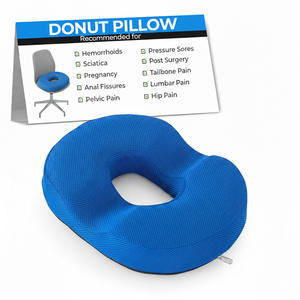 Coussin de siège en gel orthopédique personnalisé OEM, coussin en mousse à mémoire de forme de qualité supérieure pour hémorroïdes, offre un soulagement - Product Image 1