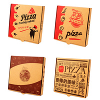 Boîtes d'emballage pour pizza, vente en gros, mini frites, ailes de poulet, tranches de pizza, boîte blanche robuste à emporter, restauration rapide, poisson et frites, hamburgers