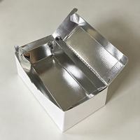 Boîtes à hot-dogs en papier avec logo personnalisé, intérieur doublé d'aluminium, emballage alimentaire jetable pour les restaurants de restauration rapide