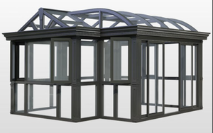 Véranda <span class=keywords><strong>solarium</strong></span> personnalisée en alliage d'aluminium à économie d'énergie nouveau design véranda de jardin d'hiver maisons résidentielles en verre hôtel de plein air - Product Image 3