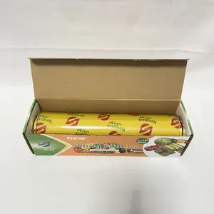 Super Pvc Huishoudfolie Vers Houden Anti-Fog Verpakking Food Grade Wrap Roll Vershoudfolie Jumbo Roll Voor Supermarkt