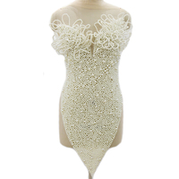 Robe de mariée de luxe Princesse Nouvelle Collection avec corsage en perles 3D et appliques de strass à dos plat – Robes élégantes