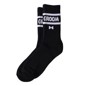 Funny Bridal Couple <strong>Socks</strong> <strong>Bride</strong> Groom Matching Set Novelty Wedding Party Gift with Diamond Bow Tie Pattern Cute Engagement <strong>Socks</strong> - Product Image 2