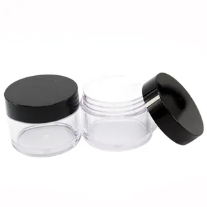 Zwart Deksel Plastic Cosmetische 15G 30G 50G 100G Petg Crèmepot Voor Haarverzorging Botercontainer