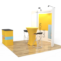 Les décors simples à petit budget tiennent la bannière pour le stand 10x10 d'exposition commerciale