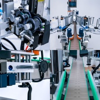 Machine d'étiquetage automatique pour emballages de chaîne d'approvisionnement (alimentaire, cosmétique) sur carton, sacs, pochettes et boîtes à surface plane