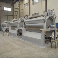 Séchoir à tambour automatique de grande capacité pour flocons d'avoine et farine de riz gluant, avec racloir intégré