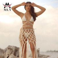 MLY Nouvelle tendance Maillots de bain String Luxe Triangle Couleur unie Bikini personnalisé Fabricant