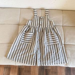 Ensemble d'été de 2 pièces en coton pour enfants, garçons <span class=keywords><strong>et</strong></span> filles, robe <span class=keywords><strong>et</strong></span> short à rayures Collection Sisters and Brothers - Product Image 5