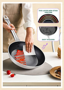 Eco-Friendly Stainless Steel <strong>Frying</strong> <strong>Pan</strong> with Base Steak Fajita <strong>Grille</strong> Plate Design Novelty Sizzling Edges - Product Image 5