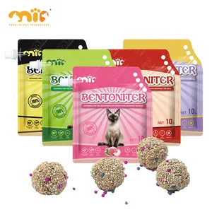 Prodotti per animali all'ingrosso lettiera per gatti OEM Fresh Step Premium 1-3Mm lettiera per gatti in Bentonite a forma di palla