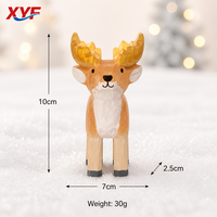 Holz-Rentier-Figur Weihnachtsdekoration Handgefertigte Geschnitzte Elch-Tischdekoration Feiertagsgeschenk Deko Großhandel Maßanfertigung
