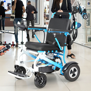 Kursi roda listrik aluminium ringan dengan Power Motor Silla De Ruedas untuk perlengkapan terapi rehabilitasi - Product Image 1