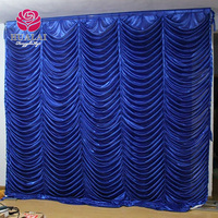 L'usine source pour la personnalisation de rideaux en tulle noir et blanc de mariage de rêve de haute qualité avec lumières 10 by10ft
