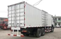 Camion de transport de marchandises Howo d'occasion, 10 roues, 371 CV, châssis fourgon, à vendre