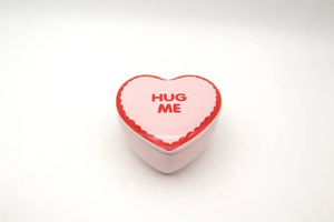 Boîte à bijoux en céramique de luxe avec couvercle en forme de cœur pour la décoration, cadeau pour la Saint-Valentin - Product Image 2