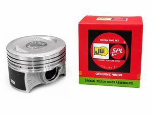Kit de Pistón para Bajaj Compact BS4 63.50mm, Anillo de Pistón OEM con Recubrimiento de Molibdeno STD, Kit de Reparación de Motor de Motocicleta de Aleación Duradera - Product Image 2