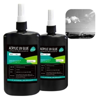 Résine de réparation pour fissures de pare-brise de voiture, 60cps, flacon de 15ml, colle UV