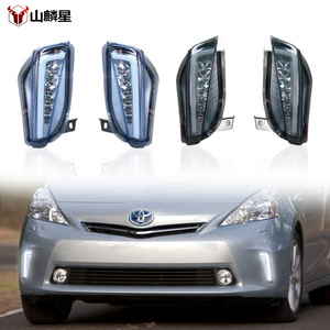 ไฟเดย์ไลท์ LED สำหรับรถยนต์โตโยต้า พรีอุส ปี 2011 2013 ไฟตัดหมอกหน้า 12V ABS PC ปิดผนึกกันน้ำ ไฟ DRL สำหรับกันชน - Product Image 2