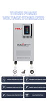 Regulador de Voltaje de CA Trifásico AVR de Cobre Puro 6KVA FWKJ 380V SVC TNS 50/60Hz con Pantalla Digital LED