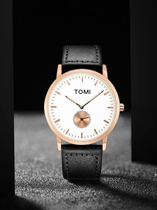 นาฬิกาคู่รัก <span class=keywords><strong>TOMI</strong></span> T072 T073 รุ่นปรับแต่งได้ นาฬิกาควอตซ์แฟชั่นหรู สายหนัง เหมาะสำหรับเป็นของขวัญ ขายส่ง นาฬิกาคุณภาพสูง - Product Image 3