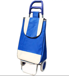 Chariots à provisions pliables fonctionnels multi-usages à usage domestique OEM disponible chariot à provisions pliant sac chariot 2 roues chariot à provisions - Product Image 2